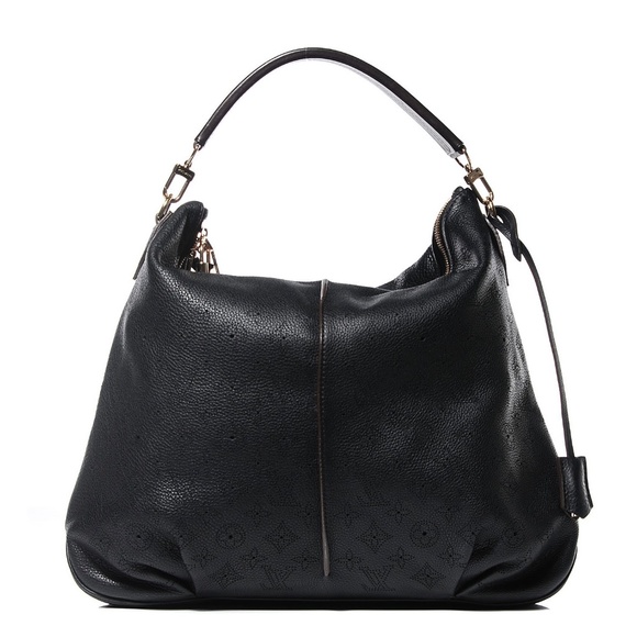 Louis vuitton Monogram Mahina Black Selene Hobo - Picture 3 of 13
